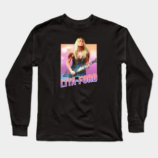 Lita ford//retro for fans Long Sleeve T-Shirt